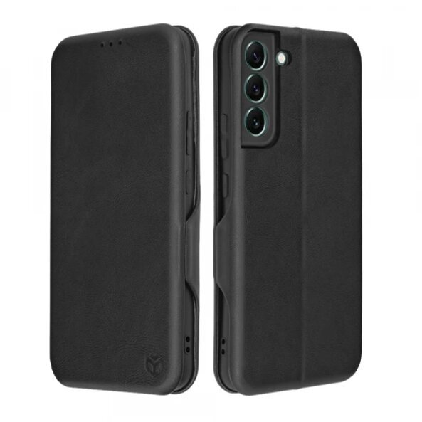 Husa pentru Samsung Galaxy S22+ 5G S906, Techsuit, Safe Wallet Plus, Neagra