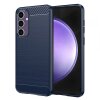 Husa pentru Samsung Galaxy S23 FE S711, Techsuit, Carbon, Albastra