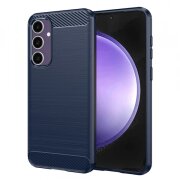 Husa pentru Samsung Galaxy S23 FE S711, Techsuit, Carbon, Albastra