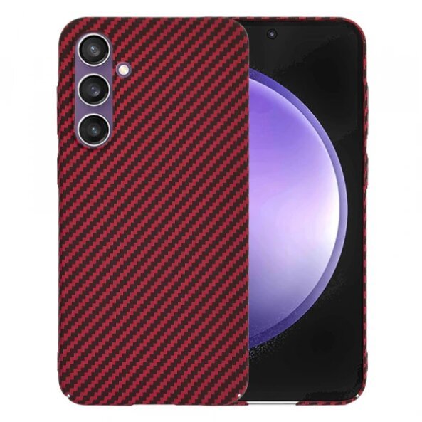 Husa pentru Samsung Galaxy S23 FE S711, Techsuit, Carbonite FiberShell, Rosie