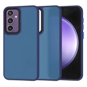 Husa pentru Samsung Galaxy S23 FE S711, Techsuit, HaloFrost, Bleumarin