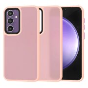 Husa pentru Samsung Galaxy S23 FE S711, Techsuit, HaloFrost, Roz