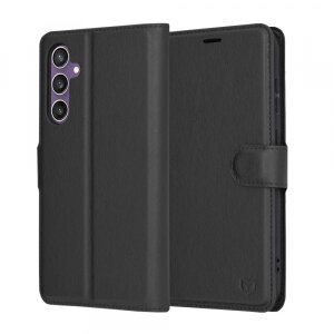 Husa pentru Samsung Galaxy S23 FE S711, Techsuit, Leather Folio, Neagra