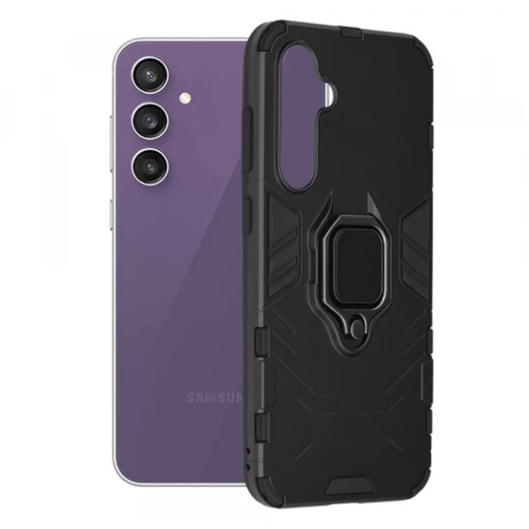 Husa pentru Samsung Galaxy S23 FE S711, Techsuit, Shield, Neagra