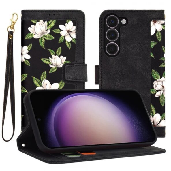 Husa pentru Samsung Galaxy S23 S911, Techsuit, FlipCraft, Neagra