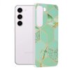 Husa pentru Samsung Galaxy S23 S911, Techsuit, Marble, Verde