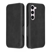 Husa pentru Samsung Galaxy S23 S911, Techsuit, Safe Wallet Plus, Neagra
