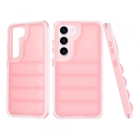 Husa pentru Samsung Galaxy S23 S911, Techsuit, Wave Shield, Roz