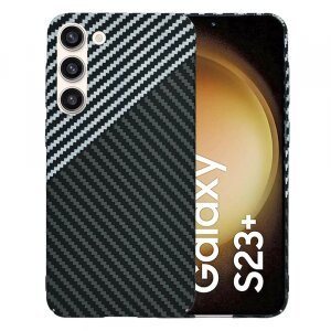 Husa pentru Samsung Galaxy S23+ S916, Techsuit, Carbonite FiberShell, Gri