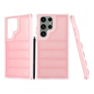 Husa pentru Samsung Galaxy S23 Ultra S918, Techsuit, Wave Shield, Roz