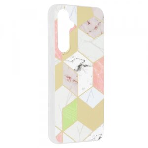 Husa pentru Samsung Galaxy S24 FE S721, Techsuit, Marble, Mov
