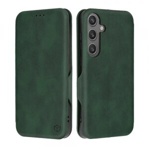 Husa pentru Samsung Galaxy S24 S921, Techsuit, Safe Wallet Plus, Verde