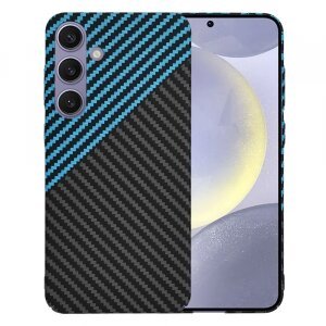 Husa pentru Samsung Galaxy S24+ S926, Techsuit, Carbonite FiberShell, Bleu