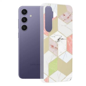 Husa pentru Samsung Galaxy S24+ S926, Techsuit, Marble, Mov