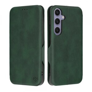 Husa pentru Samsung Galaxy S24+ S926, Techsuit, Safe Wallet Plus, Verde