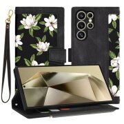 Husa pentru Samsung Galaxy S24 Ultra S928, Techsuit, FlipCraft, Neagra