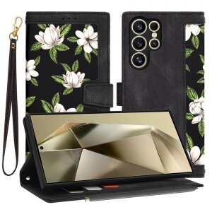 Husa pentru Samsung Galaxy S24 Ultra S928, Techsuit, FlipCraft, Neagra