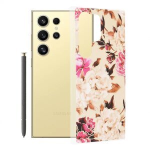 Husa pentru Samsung Galaxy S24 Ultra S928, Techsuit, Marble, Bej