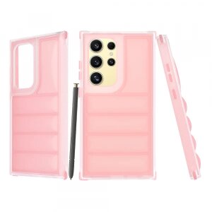 Husa pentru Samsung Galaxy S24 Ultra S928, Techsuit, Wave Shield, Roz