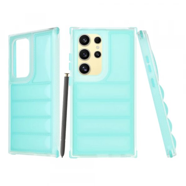 Husa pentru Samsung Galaxy S24 Ultra S928, Techsuit, Wave Shield, Turcoaz