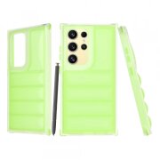 Husa pentru Samsung Galaxy S24 Ultra S928, Techsuit, Wave Shield, Verde