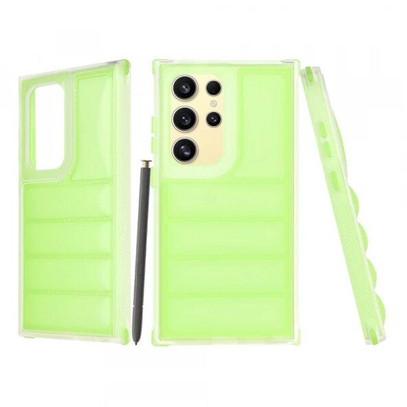 Husa pentru Samsung Galaxy S24 Ultra S928, Techsuit, Wave Shield, Verde