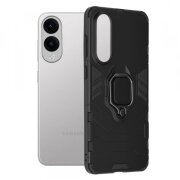 Husa pentru Samsung Galaxy S25 Edge S937, Techsuit, Shield, Neagra