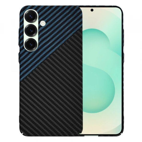 Husa pentru Samsung Galaxy S25+ S936, Techsuit, Carbonite FiberShell, Bleu