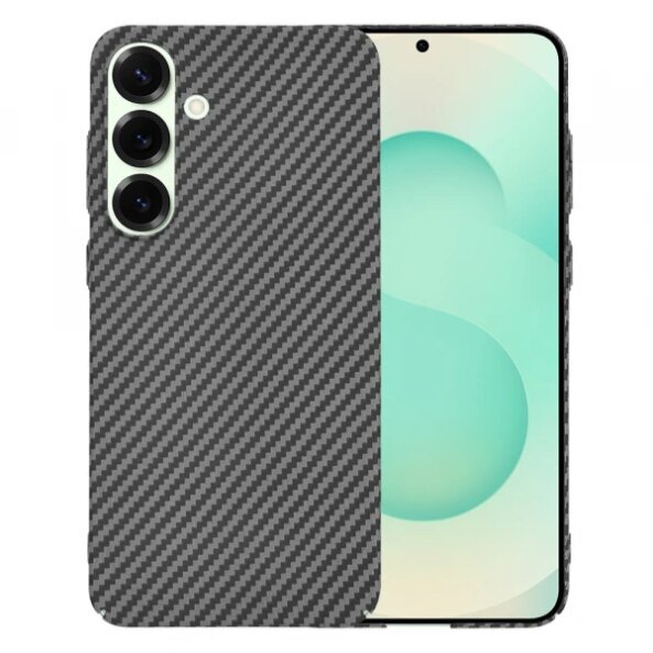 Husa pentru Samsung Galaxy S25+ S936, Techsuit, Carbonite FiberShell, Neagra