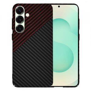 Husa pentru Samsung Galaxy S25+ S936, Techsuit, Carbonite FiberShell Vortex, Rosie