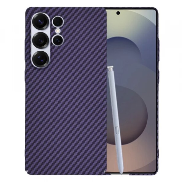 Husa pentru Samsung Galaxy S25 Ultra S938, Techsuit, Carbonite FiberShell, Mov