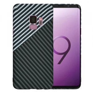 Husa pentru Samsung Galaxy S9 G960, Techsuit, Carbonite FiberShell, Gri