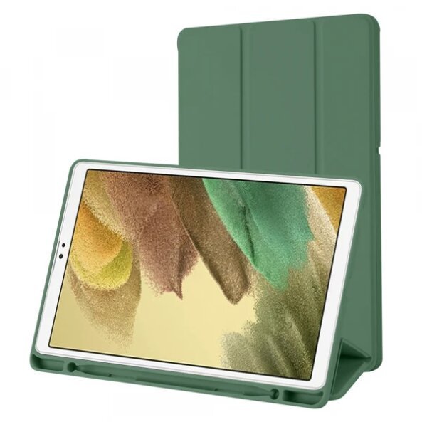 Husa pentru Samsung Galaxy Tab A7 Lite, Techsuit, Flex Trifold, Verde