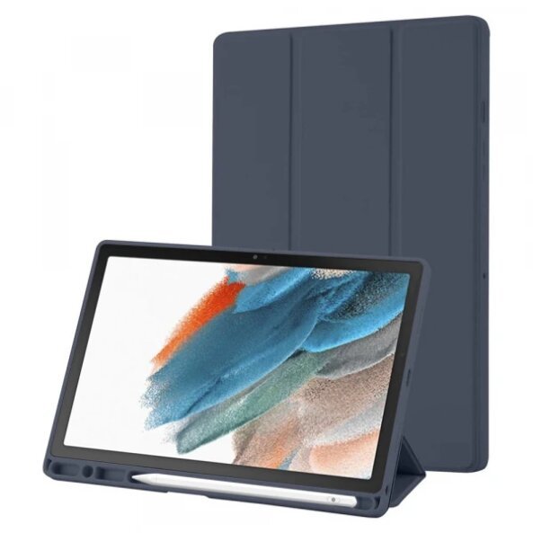 Husa pentru Samsung Galaxy Tab A8 10.5 (2021), Techsuit, Flex Trifold, Bleumarin