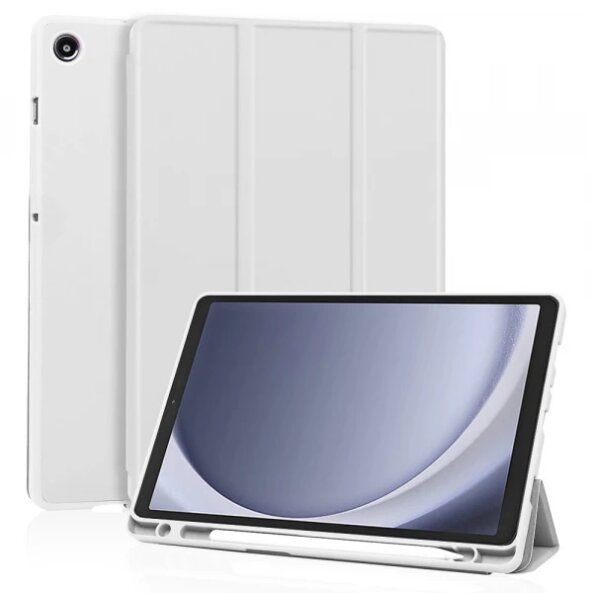 Husa pentru Samsung Galaxy Tab A9, Techsuit, Flex Trifold, Gri