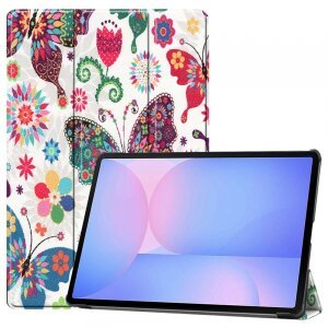 Husa pentru Samsung Galaxy Tab S10 FE+, Techsuit, FoldPro Butterfly, Multicolor