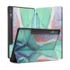 Husa pentru Samsung Galaxy Tab S10+ / Tab S9 FE+ / Tab S9+, Techsuit, FoldPro Green Time, Multicolor