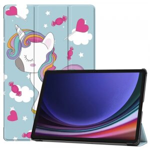 Husa pentru Samsung Galaxy Tab S10+ / Tab S9 FE+ / Tab S9+, Techsuit, FoldPro Unicorn, Multicolor