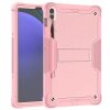 Husa pentru Samsung Galaxy Tab S10+ / Tab S9 FE+ / Tab S9+, Techsuit, Rugged TabShell, Roz