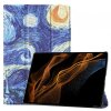 Husa pentru Samsung Galaxy Tab S10 Ultra / Tab S9 Ultra / Tab S8 Ultra, Techsuit, FoldPro Starry Night, Multicolor