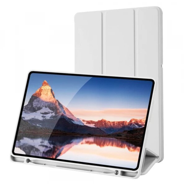 Husa pentru Samsung Galaxy Tab S6 Lite (2024) / Tab S6 Lite (2022) / Tab S6 Lite (2020), Techsuit, Flex Trifold, Gri