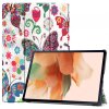Husa pentru Samsung Galaxy Tab S8+ / Tab S7 FE / Tab S7+, Techsuit, FoldPro Butterfly, Multicolor