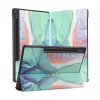 Husa pentru Samsung Galaxy Tab S8+ / Tab S7 FE / Tab S7+, Techsuit, FoldPro Green Time, Multicolor