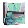 Husa pentru Samsung Galaxy Tab S9 FE / Tab S9 / Tab S10 FE, Techsuit, FoldPro Green Time, Multicolor