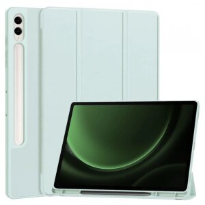 Husa pentru Samsung Galaxy Tab S9 FE+, Techsuit, Flex Trifold, Bleu