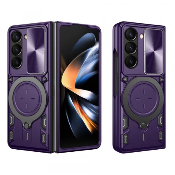 Husa pentru Samsung Galaxy Z Fold5 F946, Techsuit, CamGuard Pro, Mov