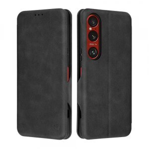 Husa pentru Sony Xperia 1 VI, Techsuit, Safe Wallet Plus, Neagra