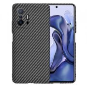 Husa pentru Xiaomi 11T / 11T Pro, Techsuit, Carbonite FiberShell, Neagra