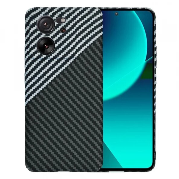 Husa pentru Xiaomi 13T Pro / 13T, Techsuit, Carbonite FiberShell, Gri