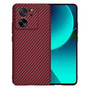 Husa pentru Xiaomi 13T Pro / 13T, Techsuit, Carbonite FiberShell, Rosie